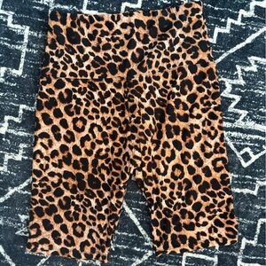 Leopard Print biker/athletic shorts